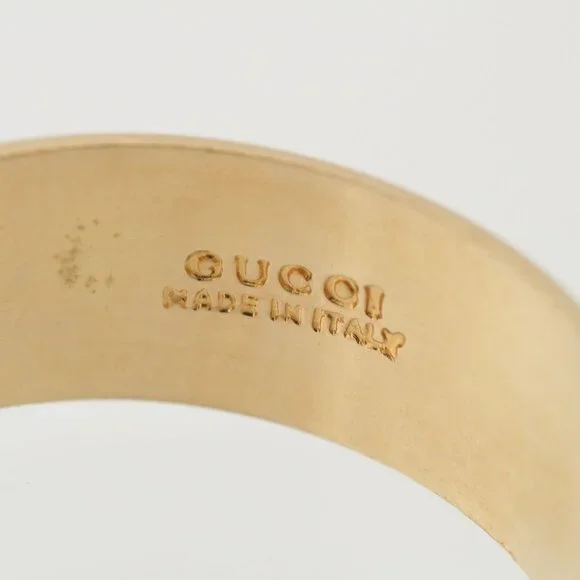 Gucci Horsebit Scarf Ring Gold Plated Vintage - Picture 4 of 10